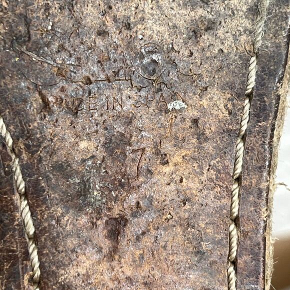 Chloe Lauren Reef Peep Toe Wedge Heel Suede Espadrille Wedge Sandal Size 7.5 - Picture 10 of 11